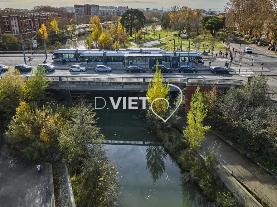 Photo TOULOUSE by VIET - Tram et pont Saint Michel