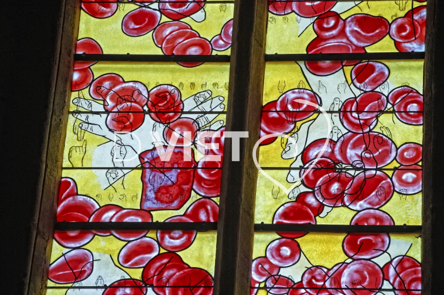 Photo TOULOUSE by VIET - vitraux de Stéphane Belzère dans la cathédrale de Rodez