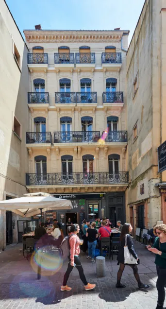 Photo TOULOUSE by VIET - terasse rue des Filatiers