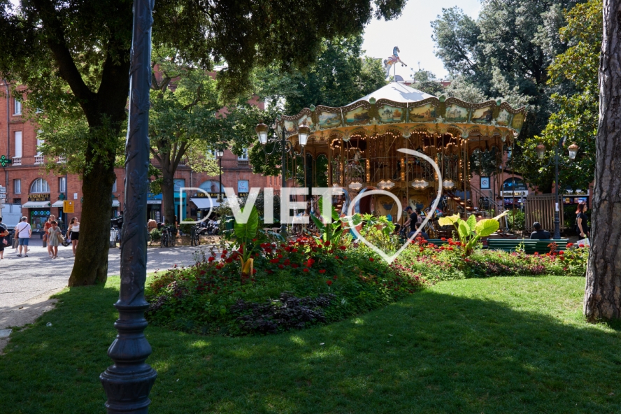 Photo TOULOUSE by VIET - le manege les plantes et le Cardinal