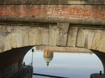 Photo TOULOUSE by VIET - Garonne la Grave pont st pierre Hotel dieu