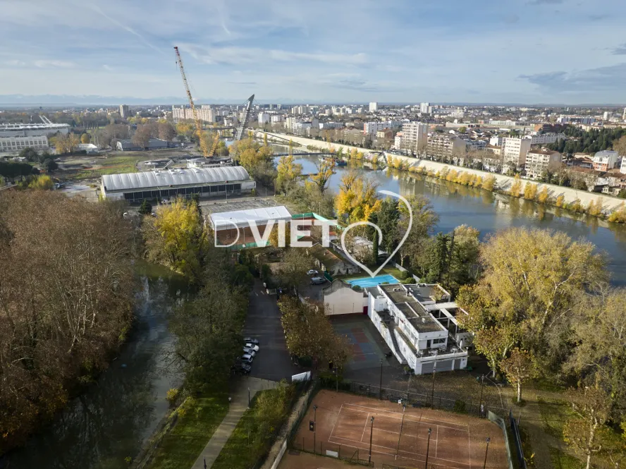 Photo TOULOUSE by VIET - Garonne ramier et vue sur la cité