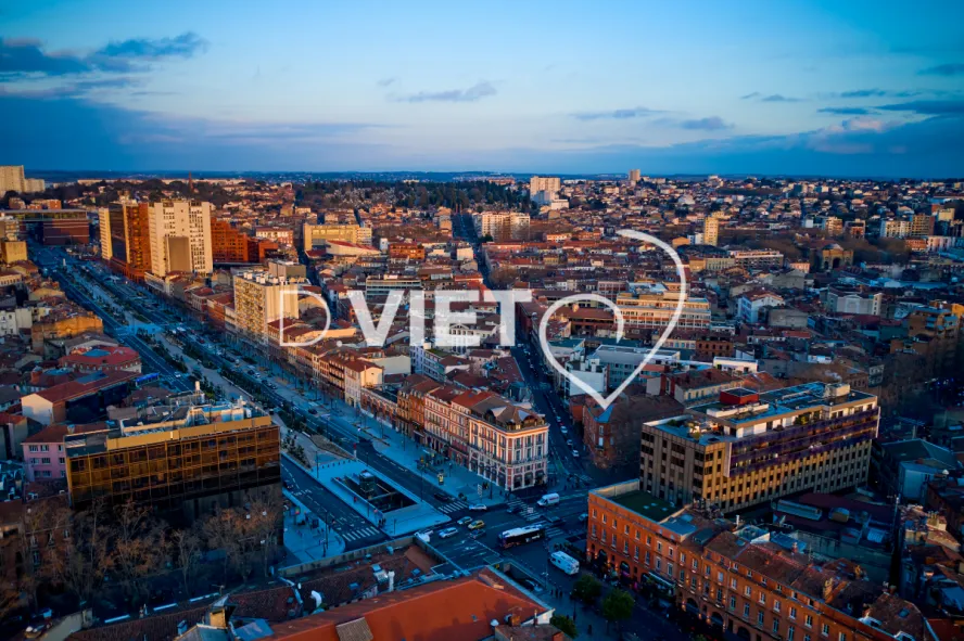 Photo TOULOUSE by VIET - Vue aérienne Centre ville