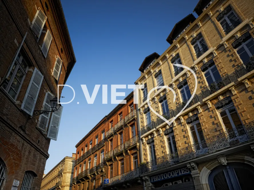 Photo TOULOUSE by VIET - Rue toulousaine coucher de soleil