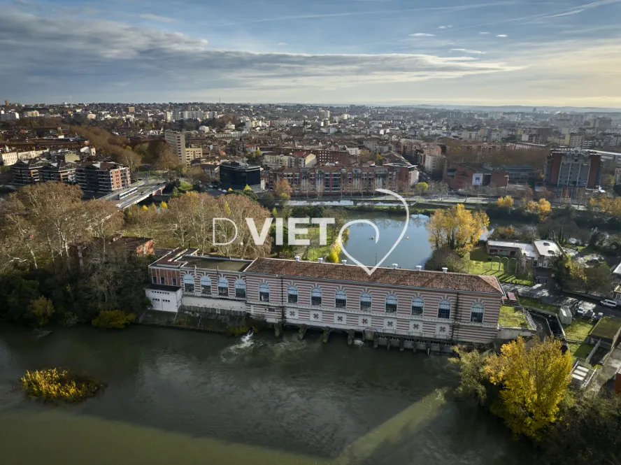 Photo TOULOUSE by VIET - Garonne ramier et vue sur la cité