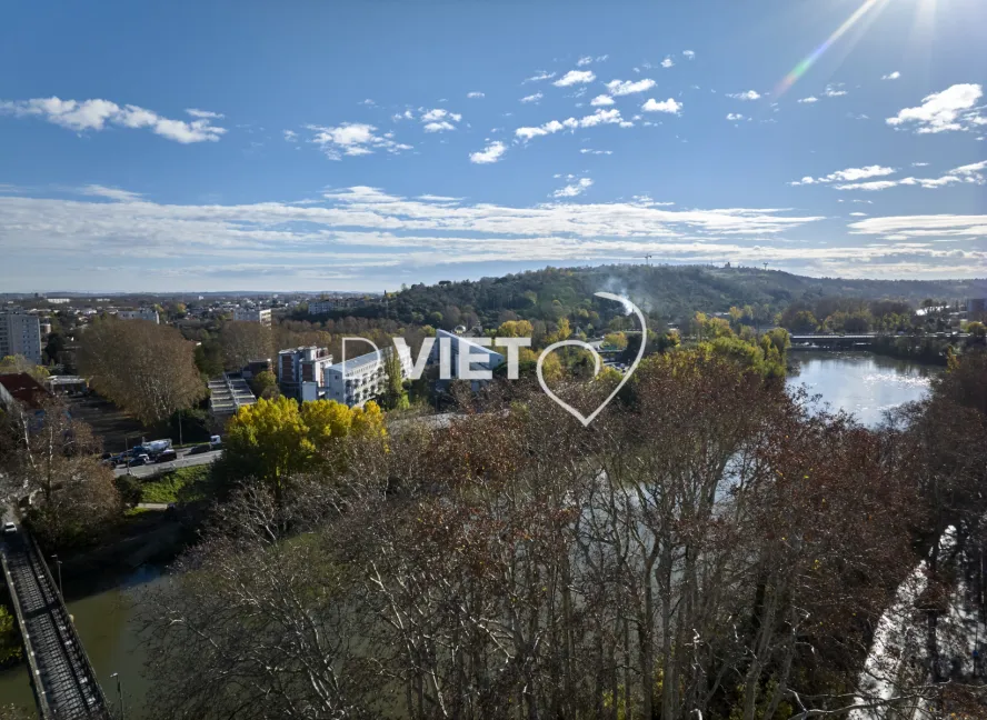 Photo TOULOUSE by VIET - Passerelle de la poudrière